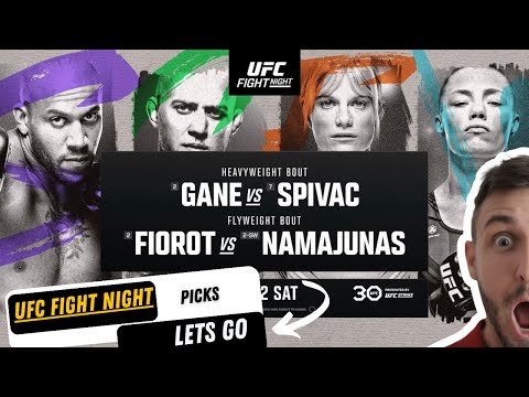 UFC მთავარი ჩხუბების ახსნა და არჩევა ვინ იგებს | UFC FIGHT NIGHT MAIN CARD: GANE VS. SPIVAC